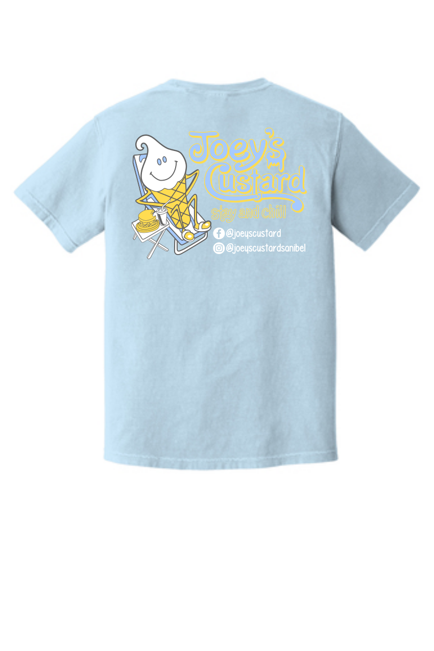 Iconic "Old Faithful" Joey's Custard Logo Tee - COMFORT COLORS